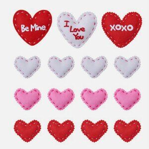 15 pc Valentine's Day Hearts